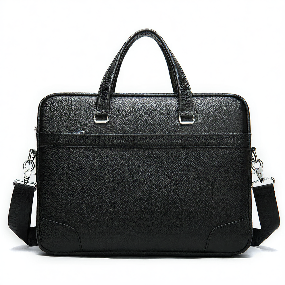Business genuine leather shoulder bag