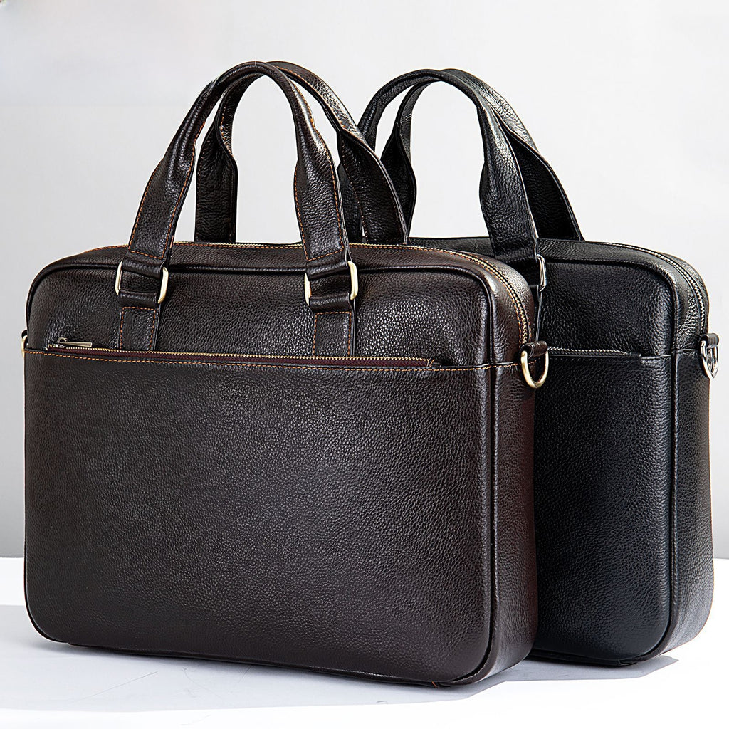 Genuine Leather Horizontal Messenger Bag