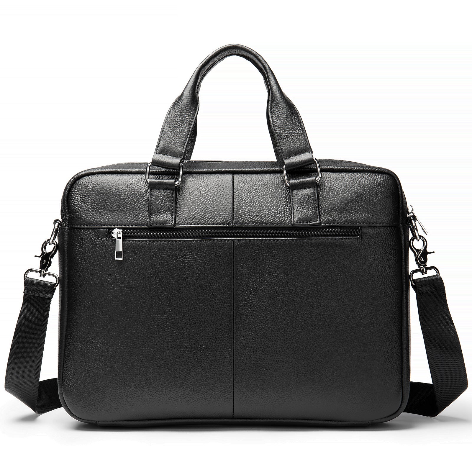 Genuine Leather Horizontal Messenger Bag